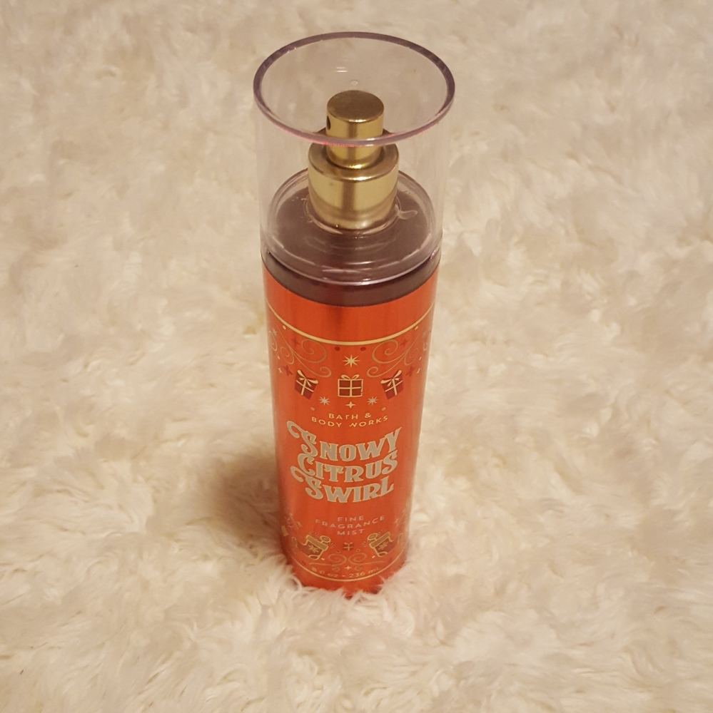 Snowy Citrus Swirl